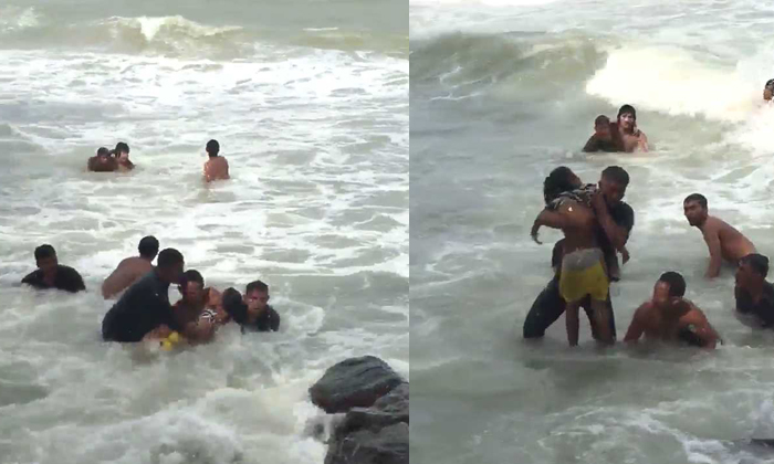 พลเมืองดีฮีโร่-ช่วยชีวิตเด็ก 2 ราย ถูกคลื่นยักษ์ซัดจมหายบริเวณ “หาดหินงาม”
