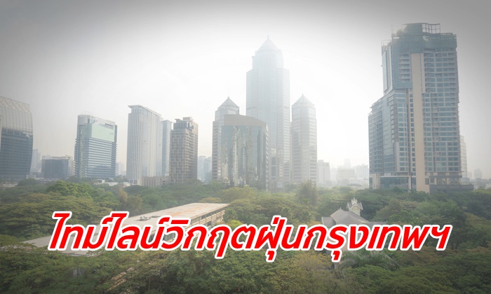 เปิดไทม์ไลน์วิกฤตฝุ่น \