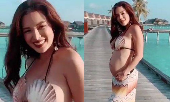 "ลิเดีย" ท้องแล้ว! นุ่งบิกินีอวดท้องน้อยๆ ประกอบเพลง บักแตงโม ลีลาแซ่บเว่อร์