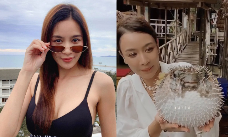 "เบนซ์ ปุณยาพร" ขอโทษ ปมดราม่าอุ้มปลาปักเป้า ยันไม่รู้ว่าจะทำให้ปลาบาดเจ็บ