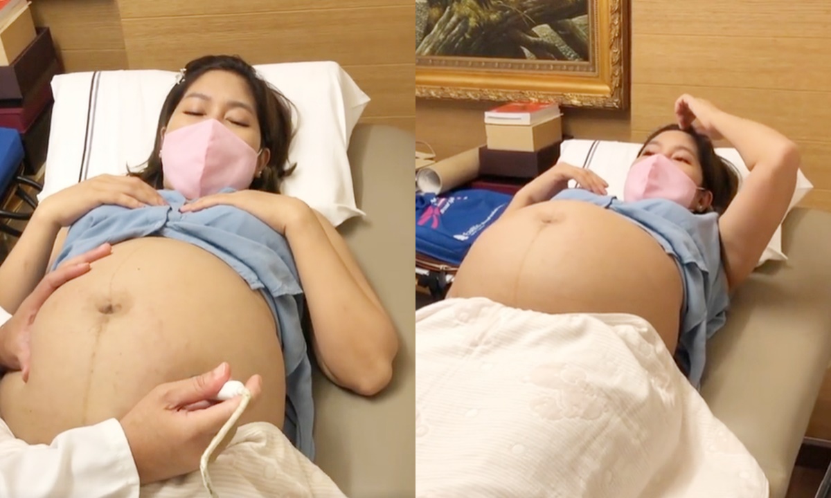 "เบนซ์ พรชิตา" ท้องใหญ่ใกล้คลอด "พ่อมิค" ตื่นเต้นอีกไม่กี่วันเจอหน้าลูกชายแล้ว (มีคลิป)