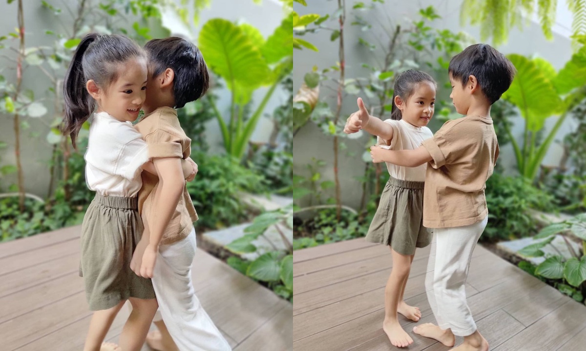 "อลิน-อลัน" ลูกพ่อโอ๊ค-แม่โอปอล์ รีวิวอยู่บ้านเล่นกันสองพี่น้อง บทสนทนาน่ารักมาก