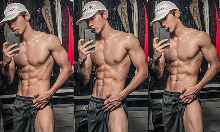 โอ้โห "ณัฏฐ์ ทิวไผ่งาม" ถอดเสื้อโชว์กล้าม ถกกางเกงอวดหุ่นแซ่บ