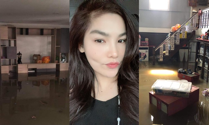 "เจน ซุปเปอร์วาเลนไทน์" เข่าแทบทรุด นาทีเห็นสภาพบ้านหลังเจอน้ำท่วม เสียหายหลายแสน