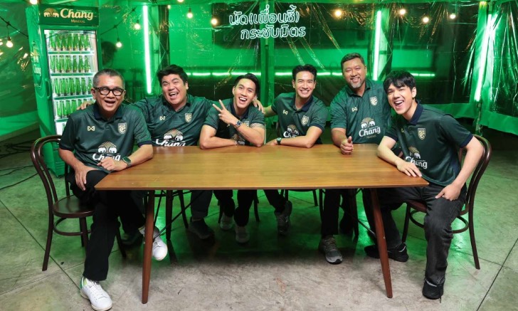 "นิกกี้-เกรท” นำทีมซุปตาร์ เชียร์ช้างศึกฟาดแข้งโอปป้าเกาหลี นำทัพโดย “ซง ฮึง มิน”