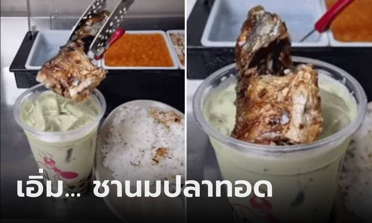 ไข่มุกหลบไป! ผุดชานมท็อปปิ้งด้วย "ปลาทอด" หมอรีบเตือน 3 ข้อ แค่ฟังก็เจ็บท้อง...