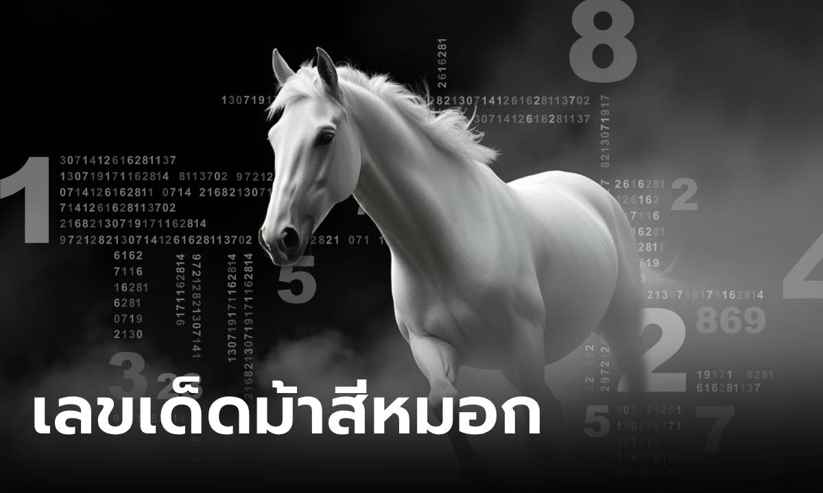 หวยงวด 16/10/67 เลขเด็ดม้าสีหมอก แนวทางเลขนำโชค งวดนี้ 1 กับ 4 มาแรง