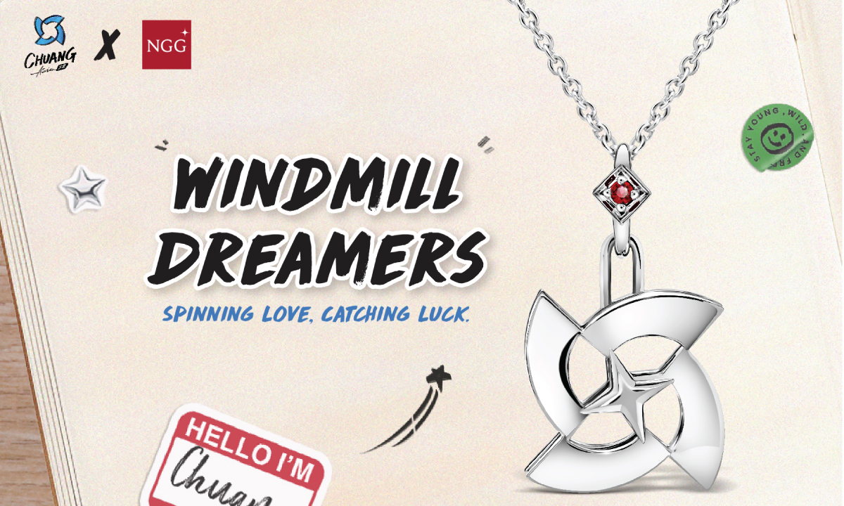 NGG JEWELLERY จับมือ CHUANG ASIA SEASON 2 เจาะกลุ่มตลาดเอเชีย เปิดตัวกังหันแห่งความฝัน