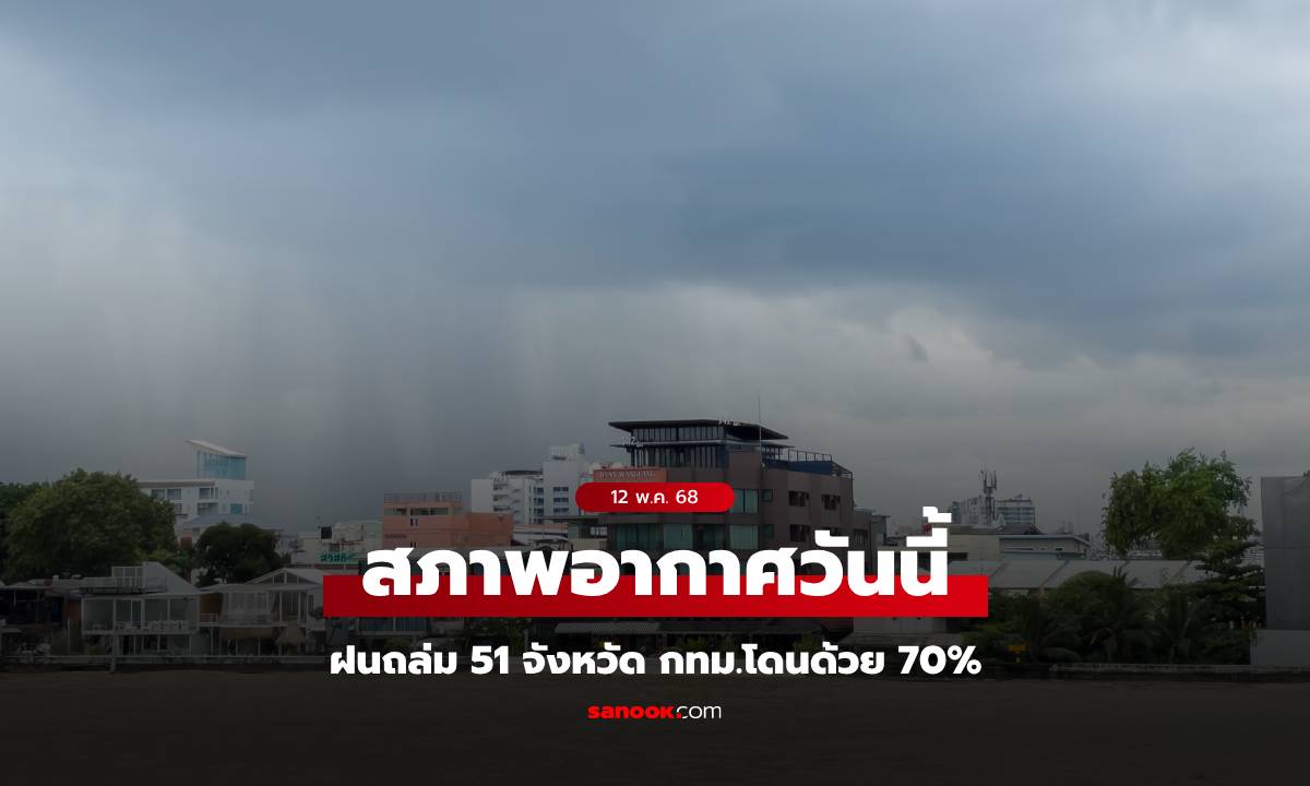 สภาพอากาศวันนี้ กรมอุตุฯ เตือน \