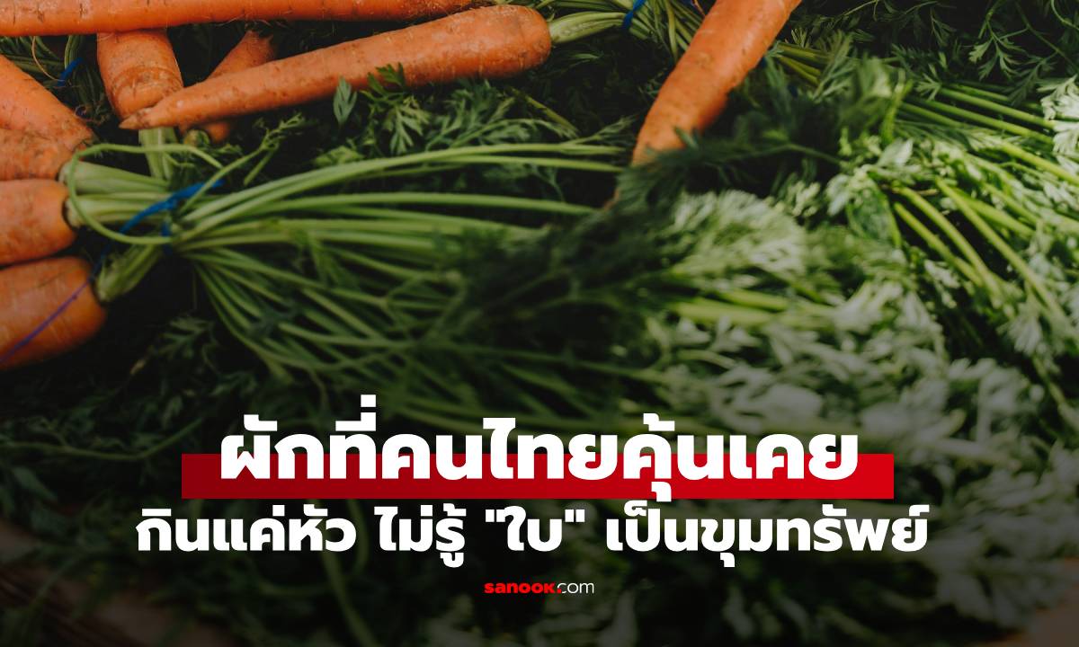 ผักที่คนไทยคุ้นเคย กินกันแค่หัว แต่ไม่รู้ว่า \