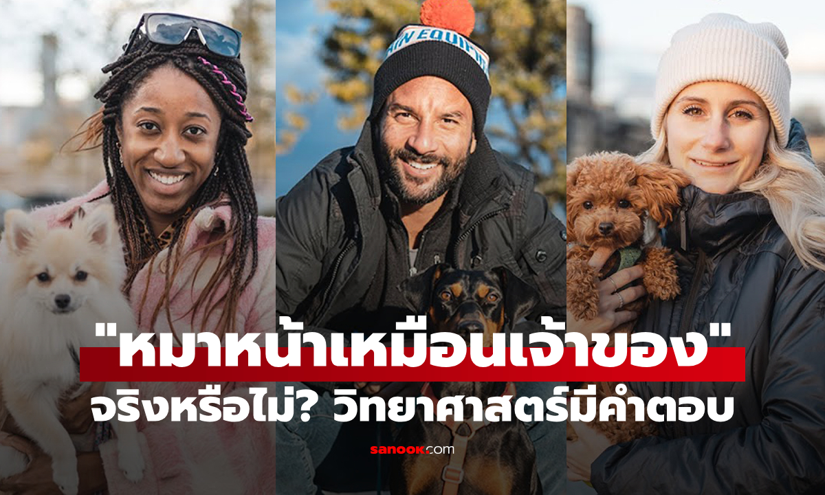 วิทยาศาสตร์ไขปริศนา: จริงหรือไม่ที่สุนัขและคนเลี้ยงจะมีลักษณะคล้ายกัน?