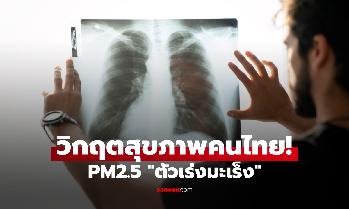 PM2.5 ไม่ใช่แค่ฝุ่น แต่เป็น ‘ตัวเร่งมะเร็ง’ ที่คนไทยมองข้ามไม่ได้