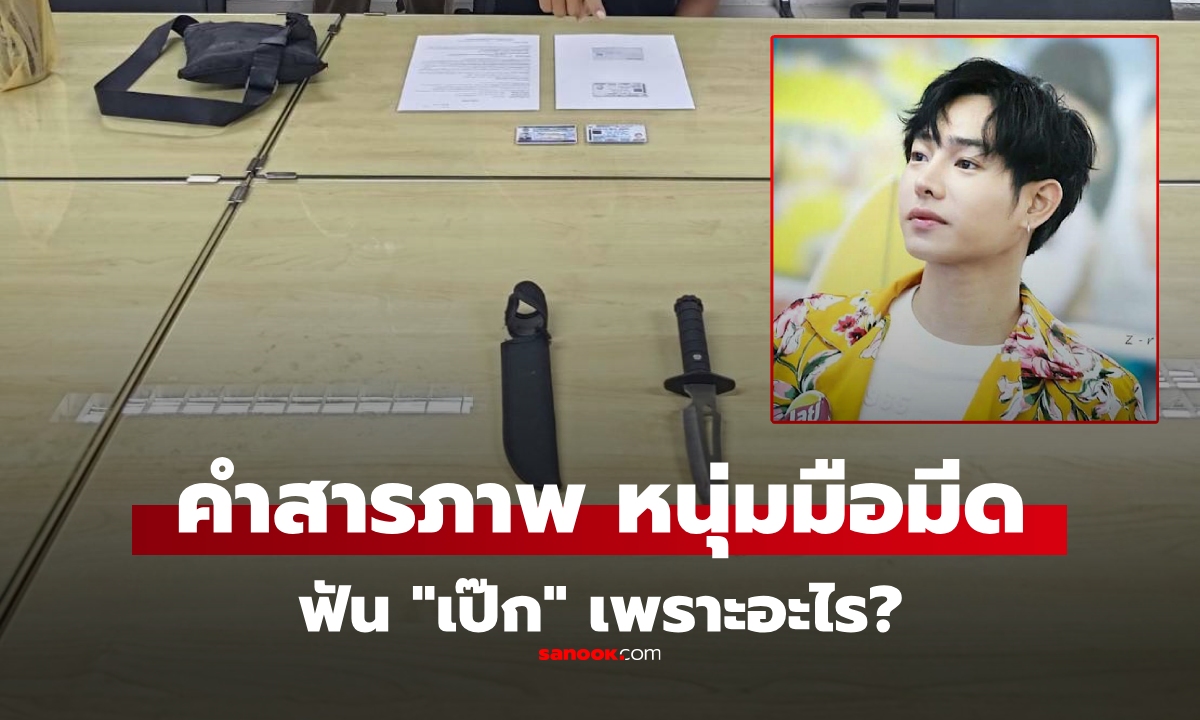 เปิดคำให้การ หนุ่มใช้มีดฟัน \