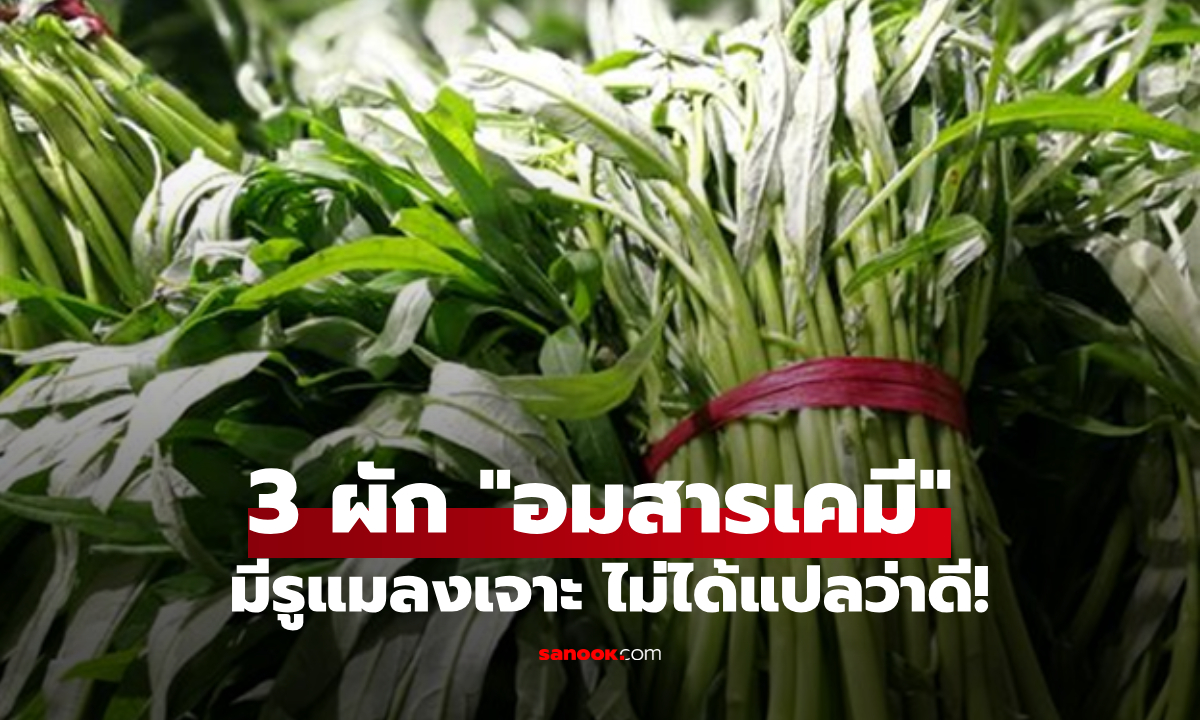 รู้ไว้ดีกว่า 3 ผักที่ \