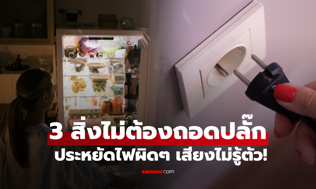 เตือน 3 เครื่องใช้ไฟฟ้า ไม่ต้องถอดปลั๊ก เสียบใหม่บ่อยๆ \