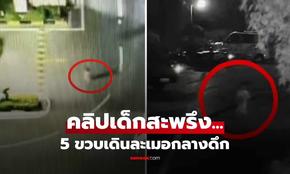 คลิปสยองเด็ก 5 ขวบ ละเมอจากบ้าน ไปยืนริมทะเลสาบ \
