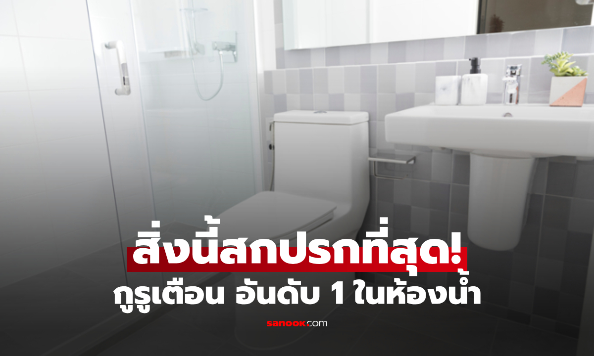 กูรูเตือน อันดับ 1 แหล่งสะสมเชื้อโรคในห้องน้ำ อาจไม่ใช่โถส้วม-อ่างล้างหน้า แต่คือสิ่งนี้!