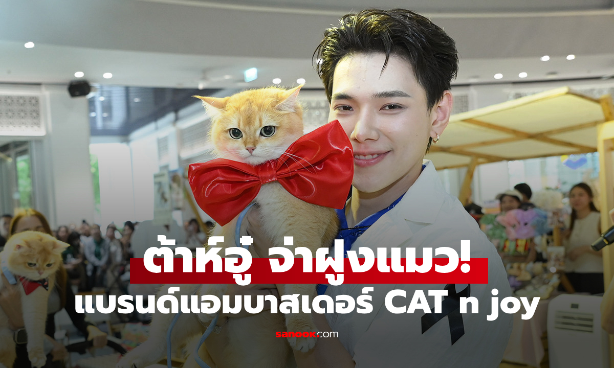 ต้าห์อู๋ จ่าฝูงแมว! ขึ้นแท่นแบรนด์แอมบาสเดอร์คนแรกของ CAT n joy