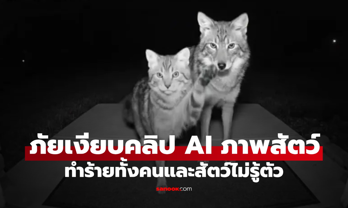 คลิปสัตว์ AI ระบาดทั่วโซเชียล นักวิจัยเตือน \