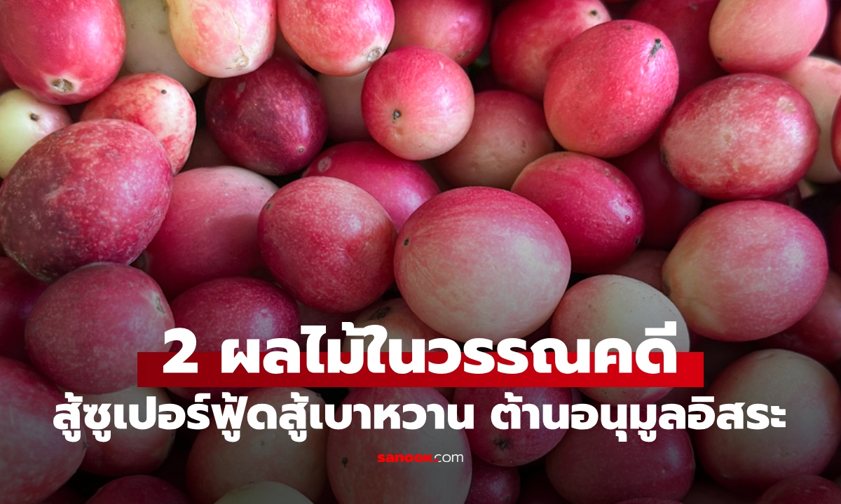 ผลไม้วิเศษ 2 ชนิด จากเมืองยักษ์ในวรรณคดีไทย สู่ซูเปอร์ฟู้ดสู้เบาหวาน ต้านอนุมูลอิสระ