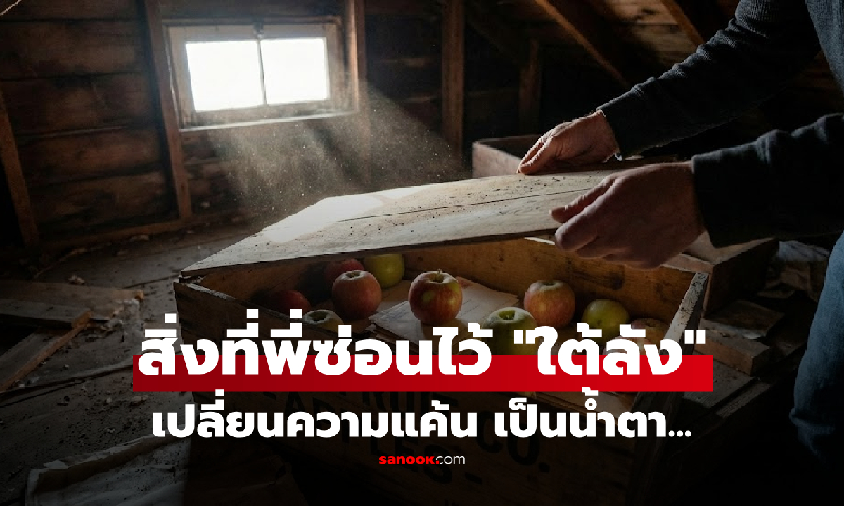 ใส่ซองให้พี่ 3 แสน ได้คืนแค่ "ลังแอปเปิ้ล" โกรธไม่เผาผี 3 ปี ถึงพบความลับใต้ลัง รีบขอขมา!!