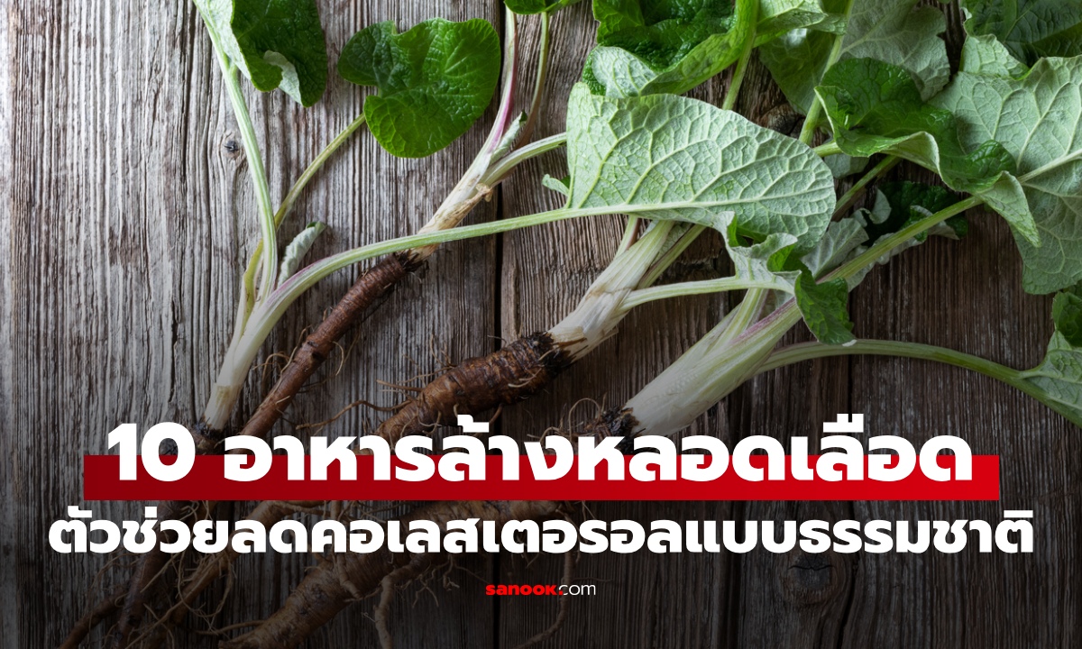 10 อาหาร "ล้างหลอดเลือด" ลดคอเลสเตอรอลแบบธรรมชาติ ลดเสี่ยงโรคหัวใจ