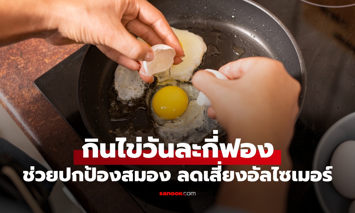 เปิดตัวเลขทองคำ กินไข่วันละกี่ฟอง? ถึงจะช่วยปกป้องสมอง ลดเสี่ยงอัลไซเมอร์ได้
