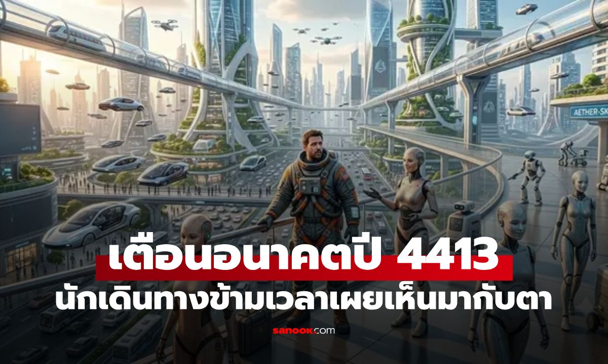 ชายอ้างเป็น "นักเดินทางข้ามเวลา" โผล่ไปปี 4413 เจอภาพสุดช็อกของโลกอนาคต