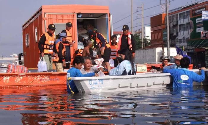 ปภ.สรุปสถานการณ์น้ำท่วม 12 จังหวัด ทั่วไทย