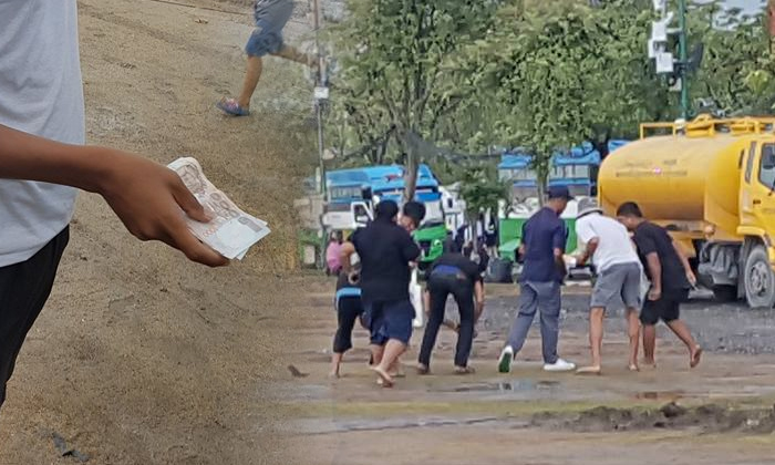 ชายโปรยเงิน 30,000 ปลิวว่อนสนามหลวง อ้างอยากทำทาน