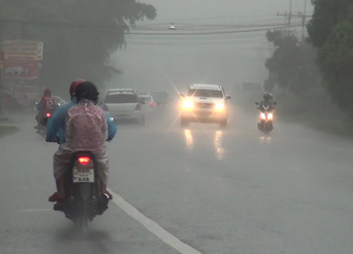 ภาคตอ.ใต้ยังมีฝนชุกตกหนักบางแห่งกทม.70%