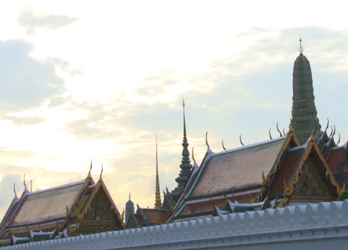น.ร.ผู้พิการทางสายตาเข้าสักการะพระบรมศพ