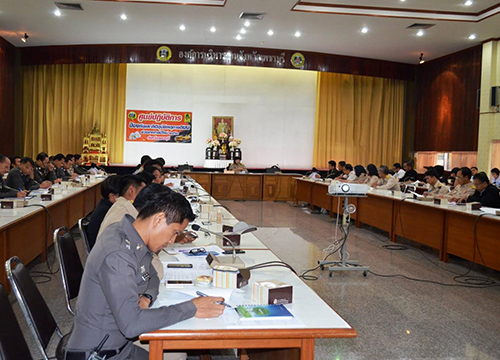 เพชรบุรีประชุมป้องกันและลดอุบัติเหตุปีใหม่ 60