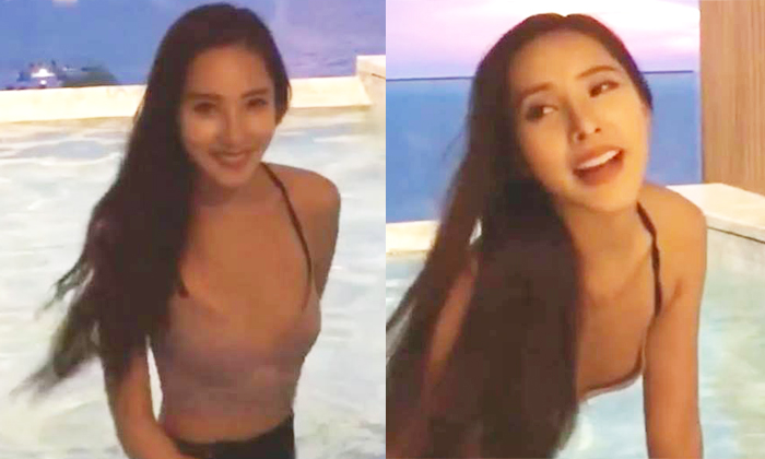 มาเป็นคลิป พิกเล็ท ชาราฎา อวดอึ๋มเล่นน้ำ ไม่เหลือคราบสาวแบ๊ว