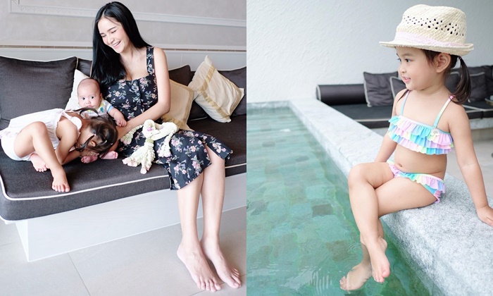 น้องเจ้าขา โพสท่าอินเนอร์นางแบบ แม่กระแตยังต้องยอม