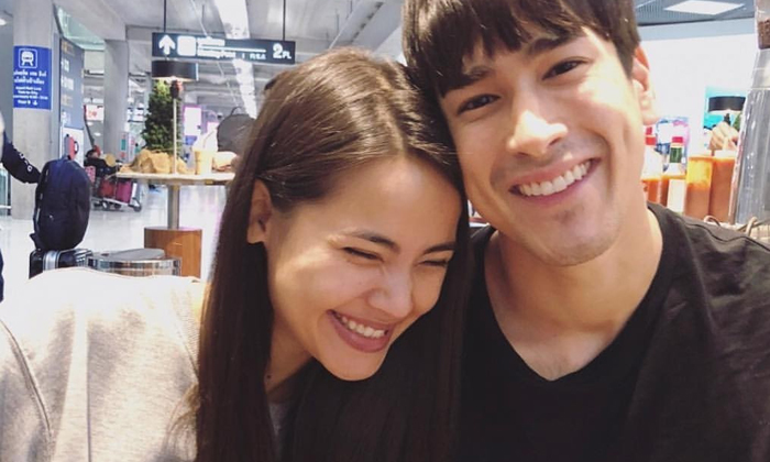 ญาญ่า เก็บอาการเขินไม่อยู่ ขอบคุณ ณเดชน์ ที่มาส่งก่อนเดินทางไปอเมริกา