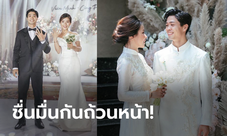 สวย-หล่อทั้งคู่! บรรยากาศพิธีหมั้น \