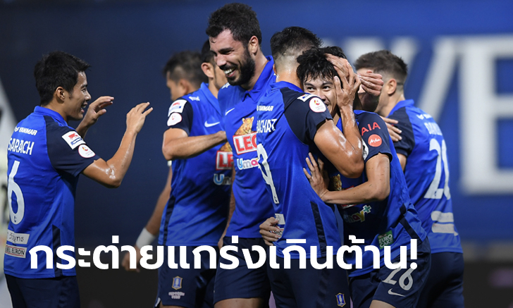 รั้งฝูงแน่น! บีจี ปทุม ยูไนเต็ด 10 คน เปิดบ้านอัด สุพรรณบุรี เอฟซี 4-0