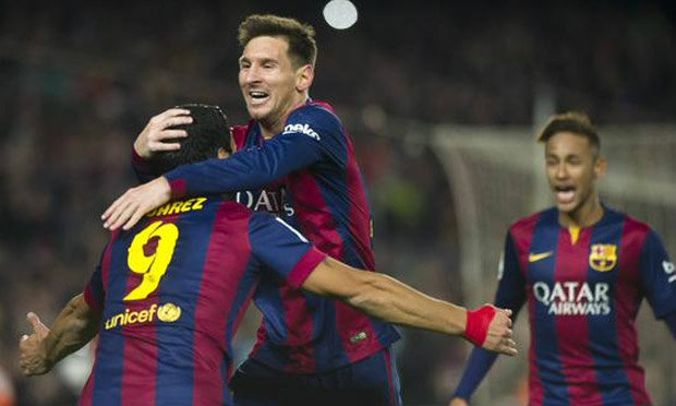 MSN บาร์ซ่าโหดเชือดตราหมี3:1จี้ฝูงแต้มเดียว+คลิป