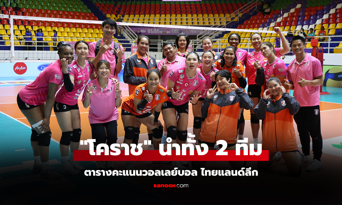 ตารางคะแนนวอลเลย์บอล ไทยแลนด์ลีก ฤดูกาล 2024-2025 วันที่ 13 ม.ค. 68