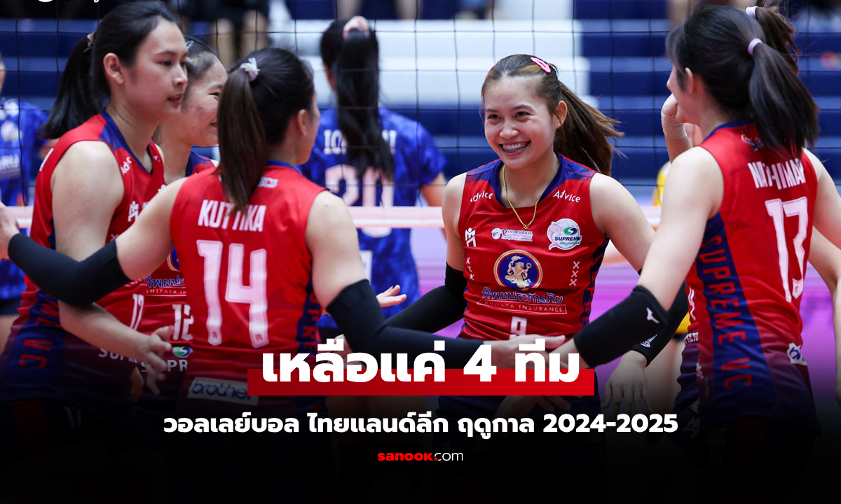 เปิดโปรแกรมวอลเลย์บอล ไทยแลนด์ลีก ฤดูกาล 2024-2025 วันที่ 15-16 ก.พ. 68