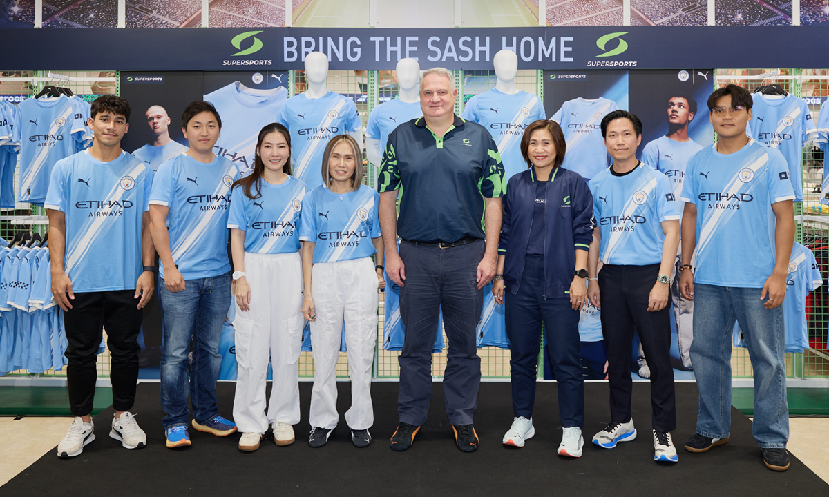 ซูเปอร์สปอร์ต ร่วมกับ พูม่า (ไทยแลนด์) เปิดตัวชุดเหย้าใหม่ของ แมนเชสเตอร์ ซิตี้ 2025/26