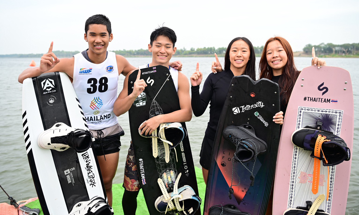 ทัพกีฬาเอ็กซ์ตรีมไทย คว้า 2 เหรียญทองซีเกมส์จากทีมเวคเซิร์ฟและเวคบอร์ด