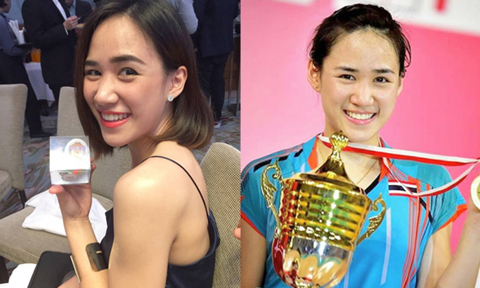 นักตบลูกขนไก่หน้าหวาน! \